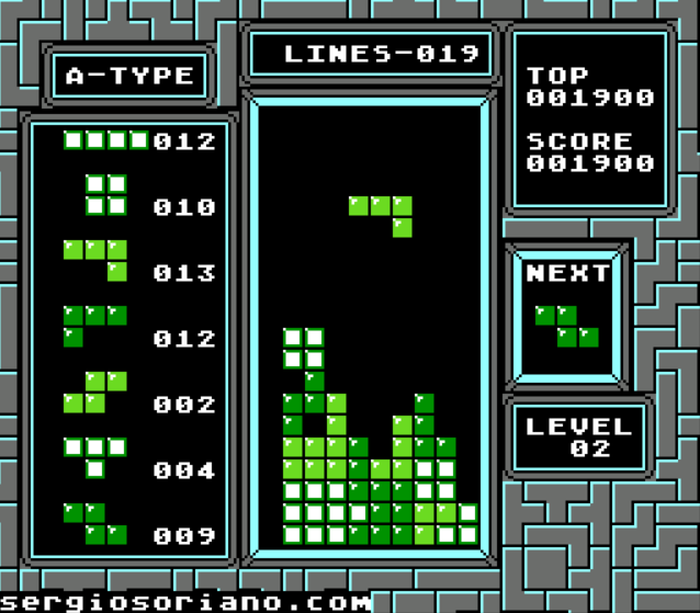 Tetris board